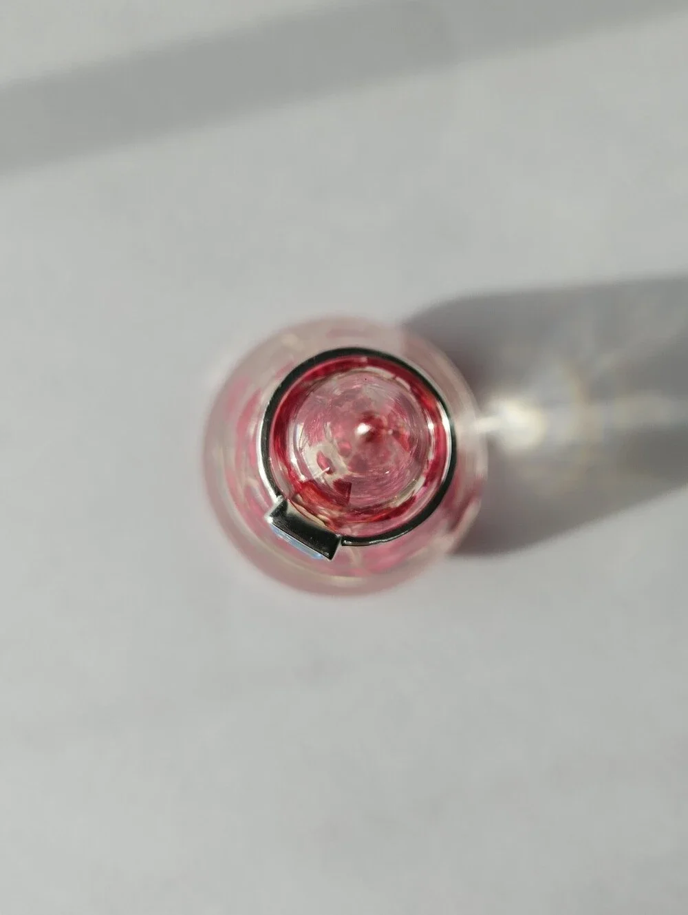 Handmade Pink Flower Resin Ring Holder Cone Jewelry Organizer Display Stand